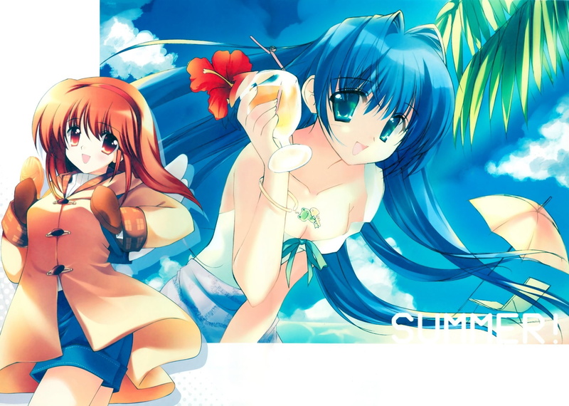 Anime, Ayu Tsukimiya, Nayuki Minase, 1080P, Kanon