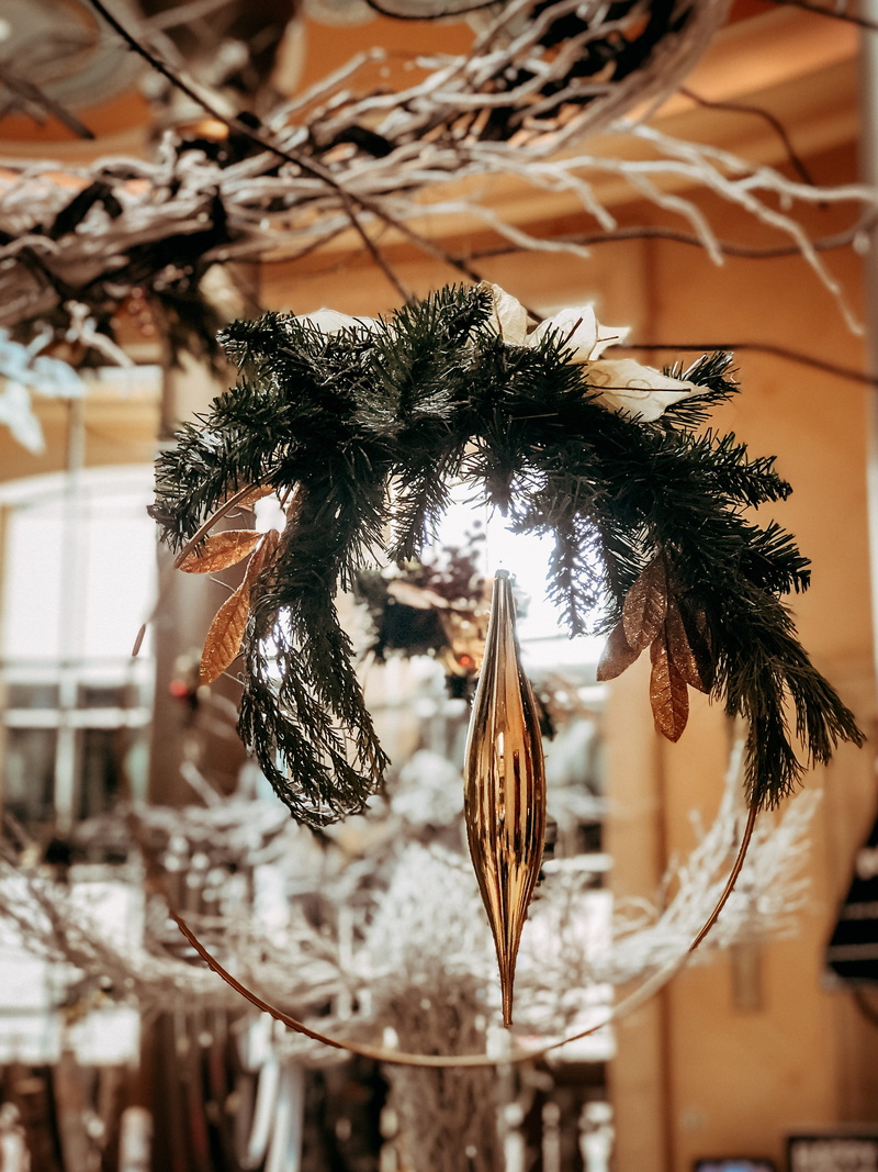 snow, navidad, architecture, outdoors, nature, focus on foreground, christmas decoration, decor, christmas, no people, 4K, ice, flower, round, las vegas