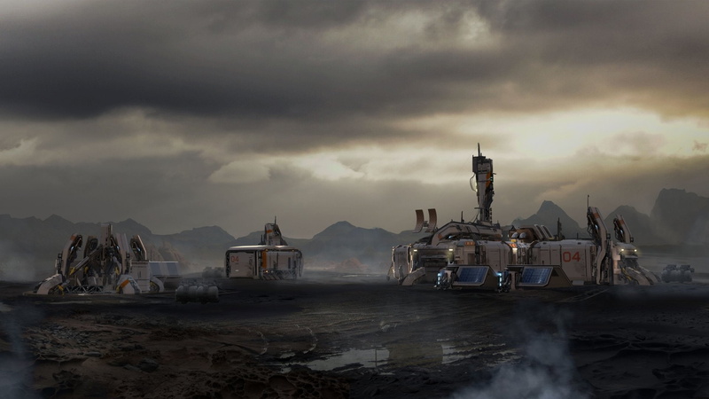 Star Citizen, 1080P, Building, Outpost, Video Game