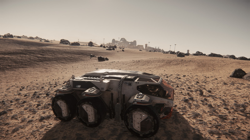 URSA (Star Citizen), 4K, Rover, Star Citizen, Video Game, Reclaimer (Star Citizen), Outpost