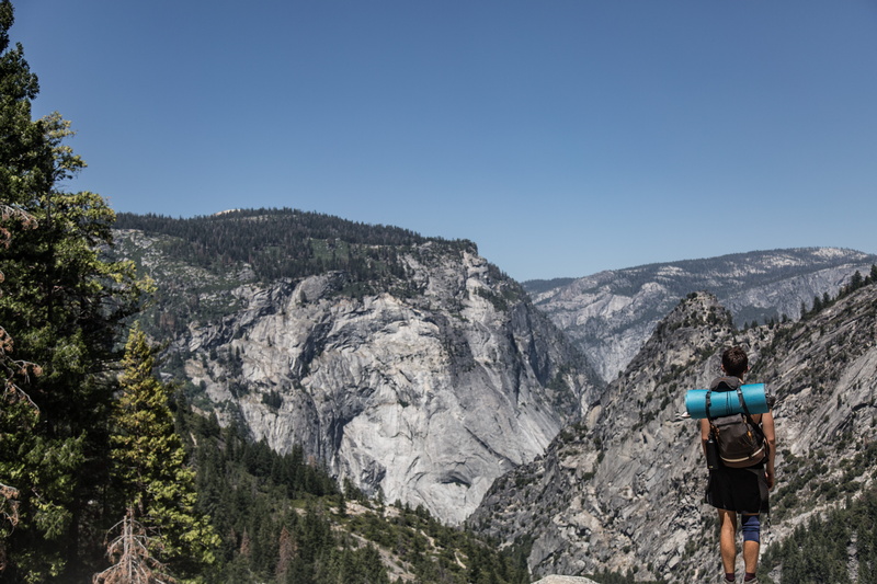 facing, adult, 5K, daytime, scenics, cliff, standing, healthy lifestyle, sky, rock - Object, adventure, Outpost, forest, color Image, freedom, leisure activity