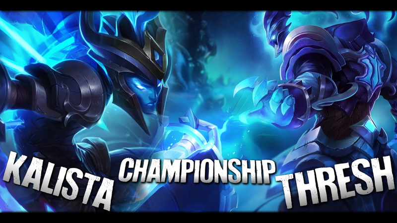 thresh duo league of legends kalista champions league world championship, 1080P