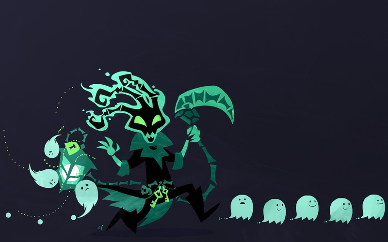 human body part, green color, dark, cartoon, creativity, sky, nature, 720P, night, outdoors, silhouette, men, adult, motion, league of legends thresh