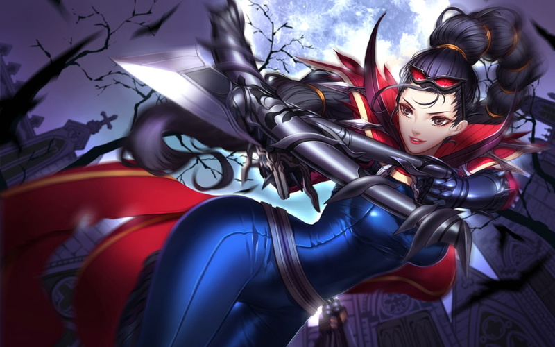 legends, girl, game, full, hd, vayne, 1080P, league, art, hunter, video