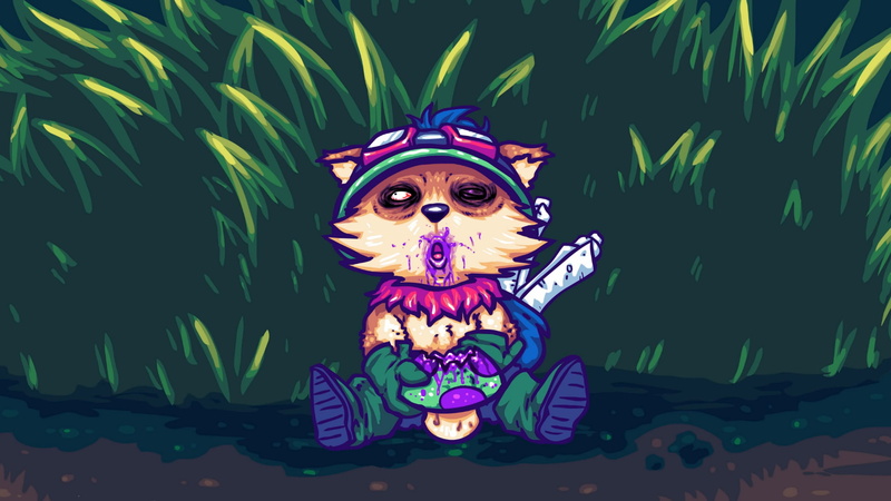 Teemo, 1080P, Cartoon, humor, League Of Legends