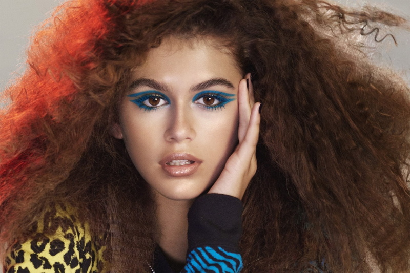 Kaia Gerber, Brunette, Woman, Face, Model, Brown Eyes, Models, 1080P, Girl, Makeup