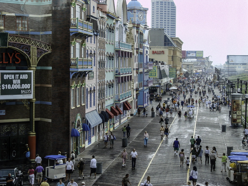 lifestyles, transportation, new jersey, crowd, adult, walking, group of people, women, Atlantic City, architecture, New Jersey, 2K, pedestrian, people