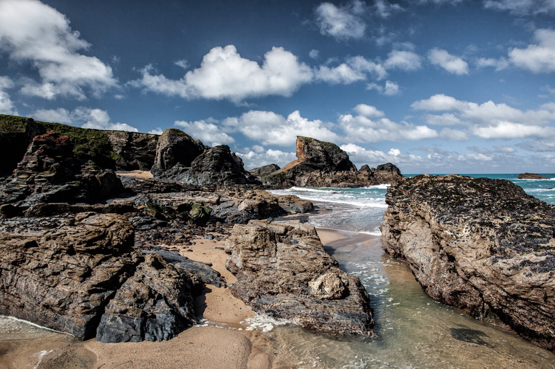 outdoors, Atlantic Coast, cloud - Sky, summer, clouds, wave, sky, pollution, scenics, rocky coastline, rock, ocean, blue, sea, rock formation, no People