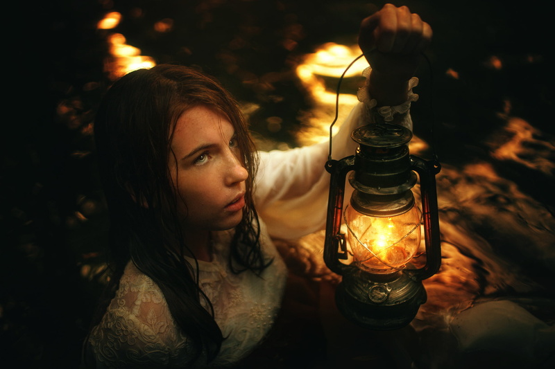 girl, lamp, TJ Drysdale, 1080P