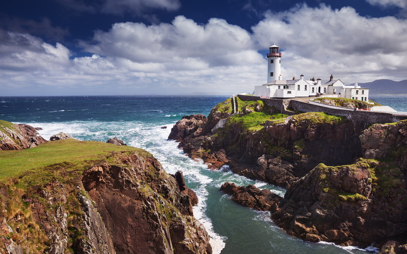 architecture, ocean, fanad, 4K, fanadlighthouse, lighthouses, photography, green, coastal, countydonegalireland, blue, seascape, ireland, lighthouse, water