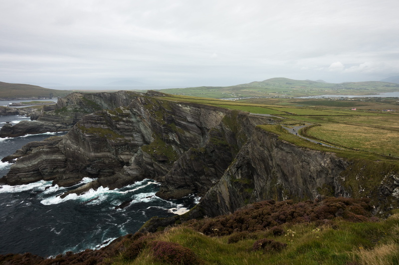 land, nature, scenics - nature, blue, cliffs, remote, landscape, 5K, rough, stone, atlantic ocean, colorful, no people, rocks, rock, green, tranquil scene