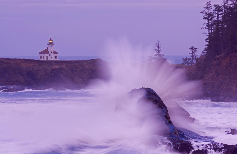 splashing, built structure, water, architecture, building exterior, landscape, sea, no people, sky, Wave, outdoors, travel, tower, Lighthouse, motion, Coast