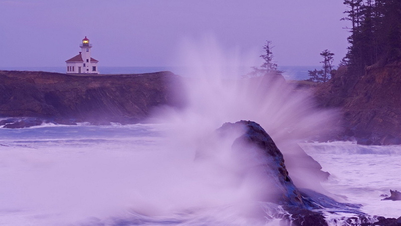 Lighthouse, Buildings, 1080P, Cape Arago