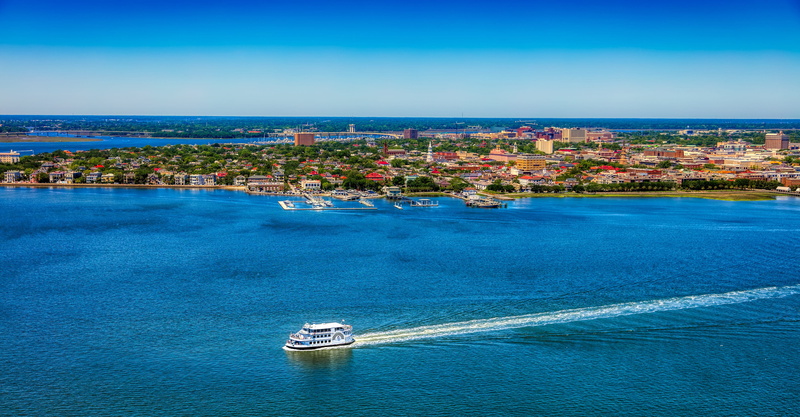 blue, ocean, vacation, harbor, waterfront, panorama, ferry, travel destinations, cruise ship, transportation, cityscape, bay, aerial view, ship, building exterior