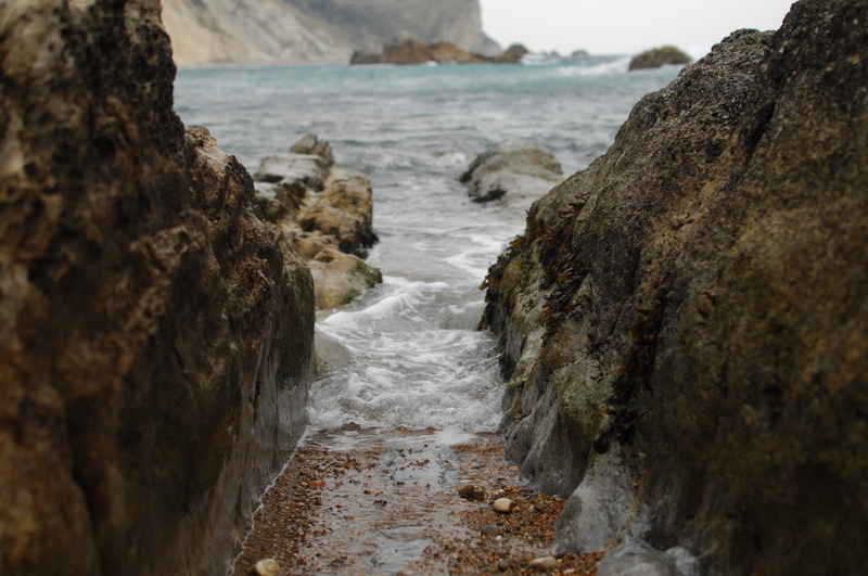 beach, coast, man owar beach, sea, no people, rock formation, water, solid, flowing, nature, long exposure, united kingdom, beauty in nature, day, aquatic sport