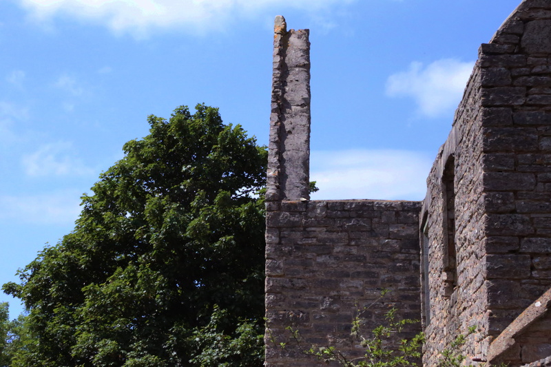 low angle view, old, building, wareham, the past, architecture, history, built structure, war, crumbling, archaeology, sky, ancient, colour, united kingdom