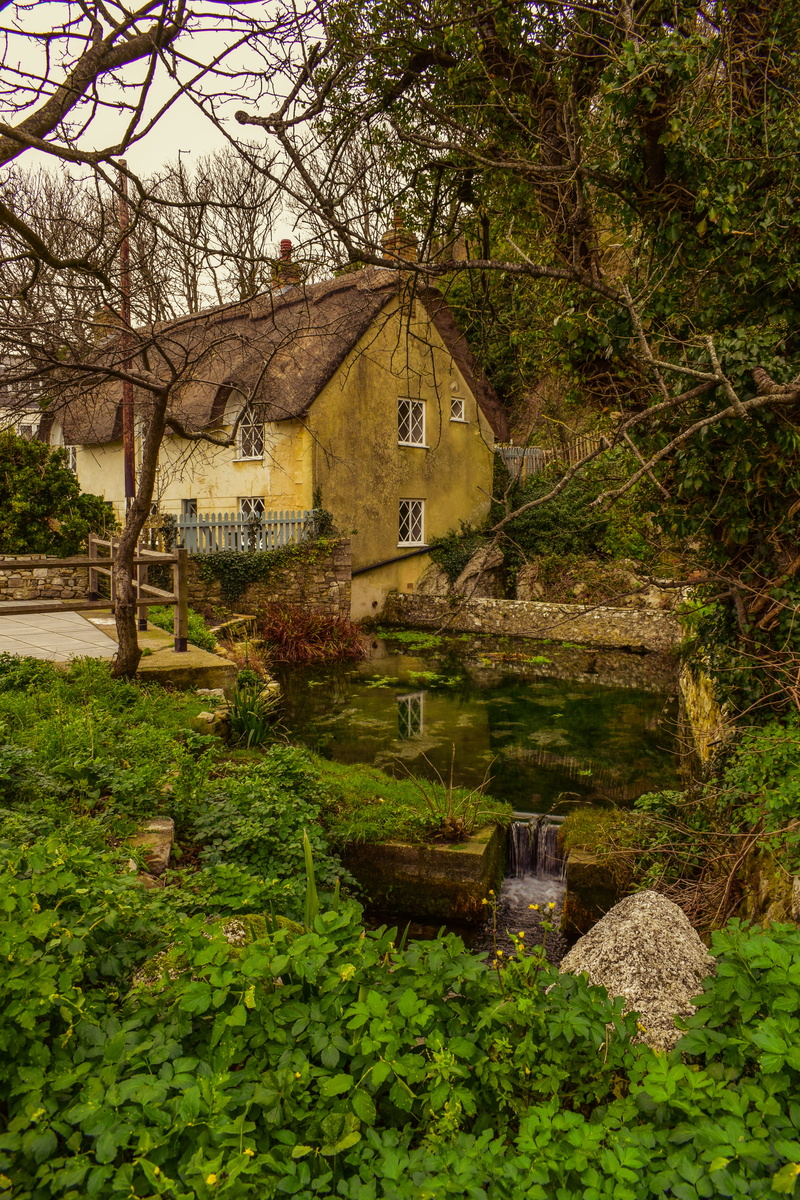 nature, no people, lake, old, building, vintage, growth, plant, cottage, tranquility, tree, united kingdom, outdoors, architecture, water, village, 5K