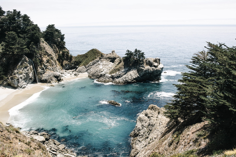 scenics, rock, rock - Object, sky, tranquility, landscape, sea, scenics - nature, gray, body of water, eroded, high angle view, coastline, day, beauty in nature