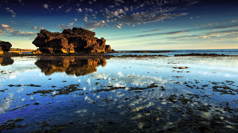 Victoria, rocks, 1080P, landscape, Australia, Sea