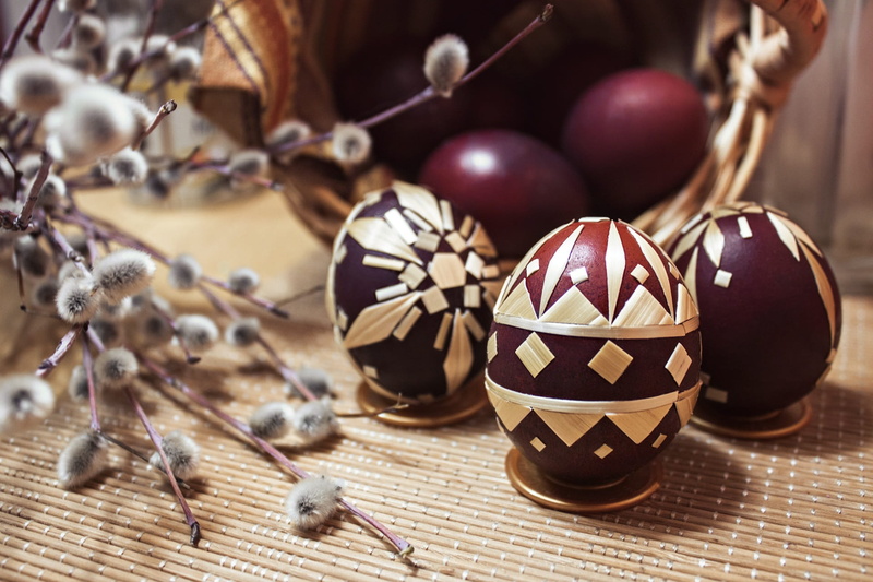 group of objects, celebration, ornate, easter egg, decoration, close-up, paint eggs, macro, holiday, easter, food and drink, focus on foreground, nature