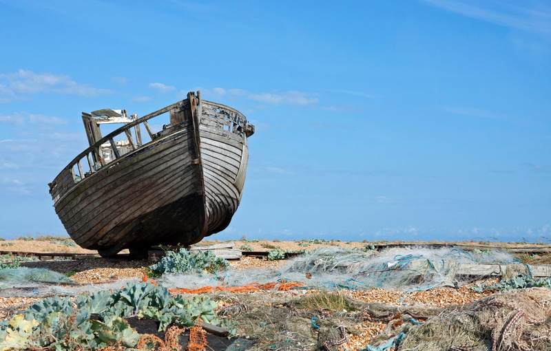 no people, 1080P, cloud - sky, tranquility, sky, nautical Vessel, sea, blue, wooden, obsolete, blue sky, nature, rusty, water, brown, land, abandoned
