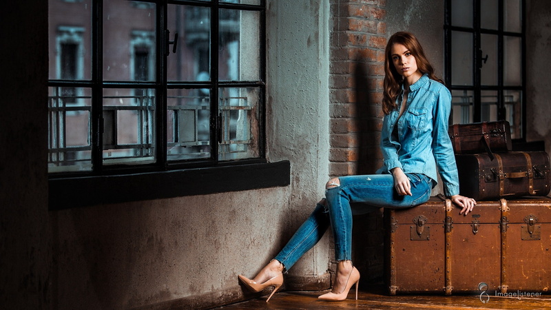 Paolo Carlo Lunni, 1080P, model, Aneta Kalousková, brunette, women