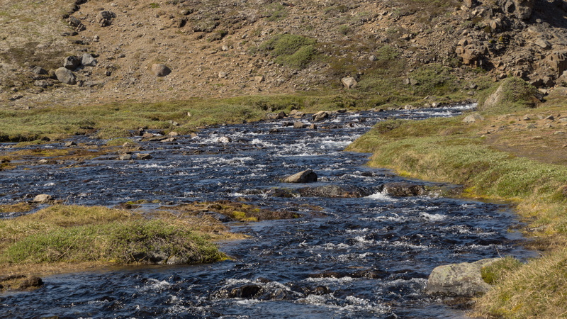 brook, splashing, arctic, scenery, outdoors, outdoor, non-urban scene, rock, polar, rock - object, water, scenics - nature, tranquility, wild, tundra, rolling
