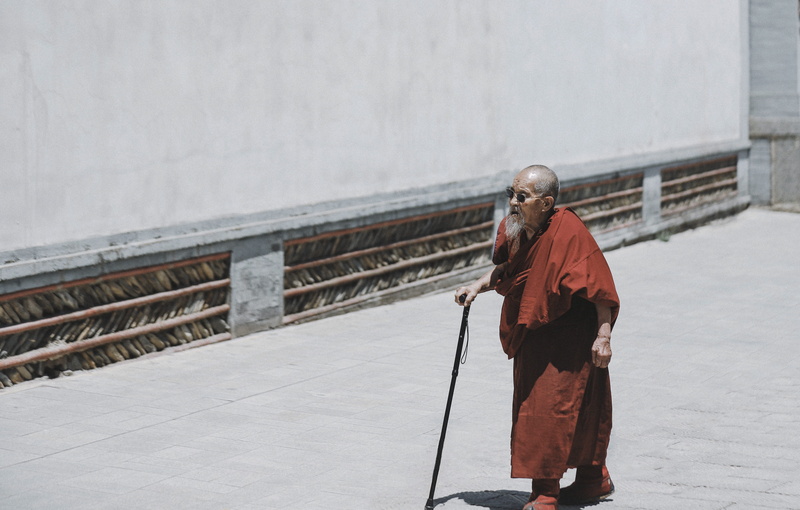 street, holding, 5K, profile, elderly, man, one Person, temple, occupation, sunglasses, sunglass, old man, males, people, outdoors, walking, men, white