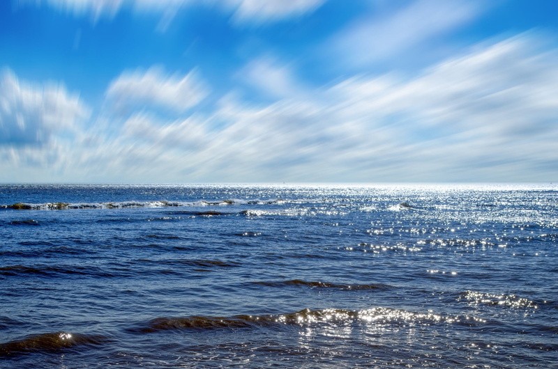 sea, land, waves, 1080P, beauty in nature, horizon, outdoors, water, turquoise, tranquility, travel, ocean waves, cloudy, ocean, vacations, scenics, beauty