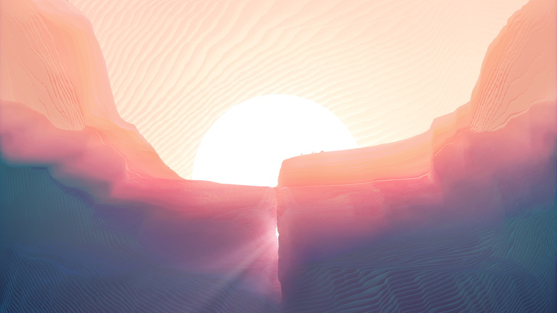 sunbeam, environment, land, silhouette, tranquil scene, sun, pattern, Mars, rock - object, idyllic, 4K, no people, sky, tranquility, bright, sunset, nature