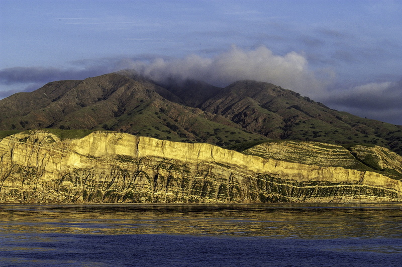 California, landscape, waterfront, mountain, cruz, non-urban scene, scenics - nature, channel, coastline, national, mountain Range, outdoors, Rugged, tranquility