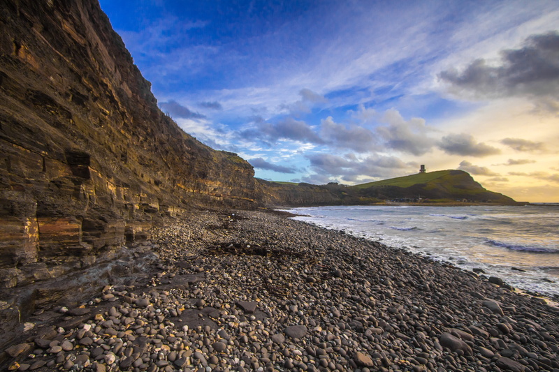 cloud - sky, rock, nature, outdoors, mountain, beach, ocean, sky, solid, rock - object, water, 5K, jurassic coast, environment, no people, scenics - nature