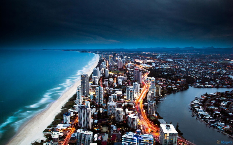 1080P, nature and landscapes, nature, travel, shores, gold, oceans, coast, australia