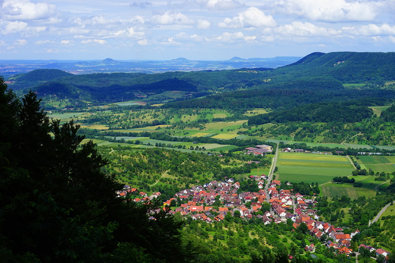 tranquil scene, stuifen, migratory possibility, environment, mountain, scenics - nature, 3 kaiser mountains, alb edge, viewpoint, plant, tranquility, green color