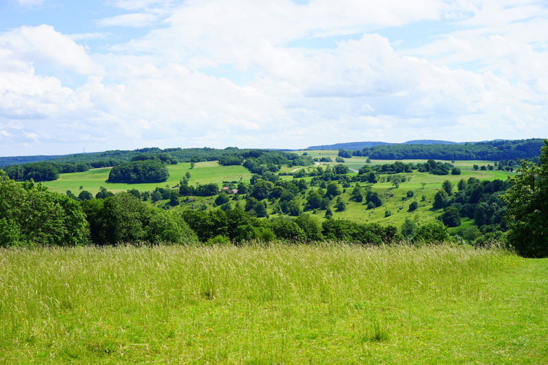 clouds, environment, hilly terrain, former swabian volcano, field, day, non-urban scene, terrain gradually, green color, idyll, alb eaves, sky, albmaar