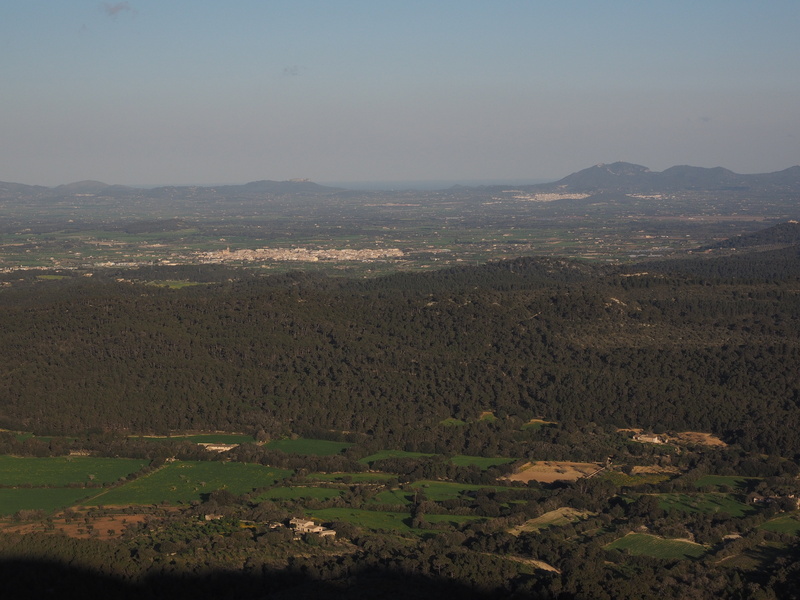 land, landscape, mountain range, plant, puig de randa, beauty in nature, sky, 4K, good view, field, foresight, tranquility, growth, no people, arid climate