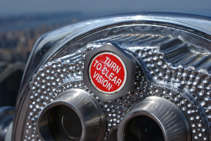 Telescope, car, by looking, outdoors, vision, chrome, silver colored, focus on foreground, foresight, communication, motor vehicle, stainless steel, no people