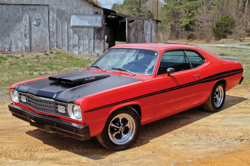 plymouth, mopar, usa, 1974, duster, 5K, muscle