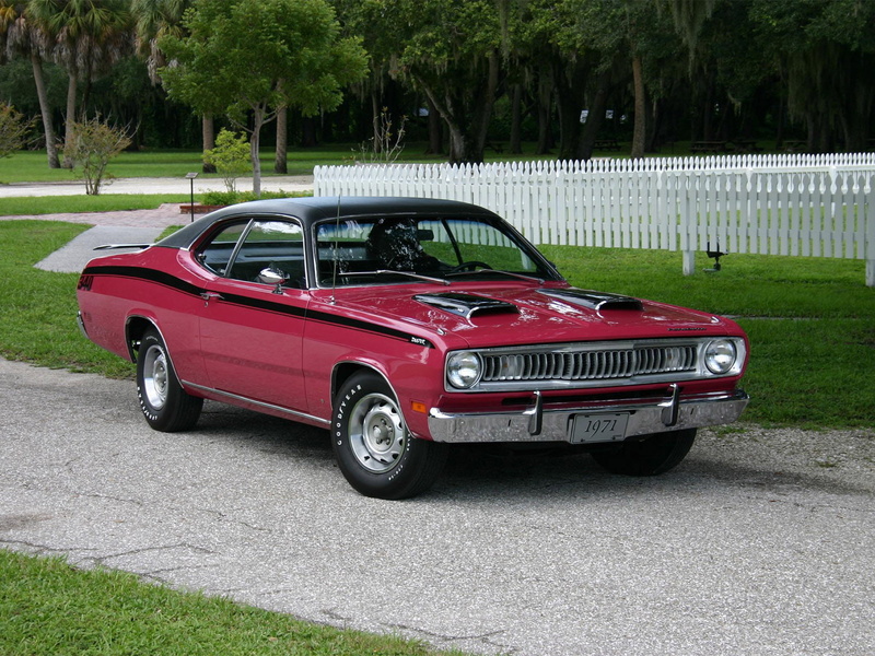 720P, muscle, classic, plymouth, 1971, duster