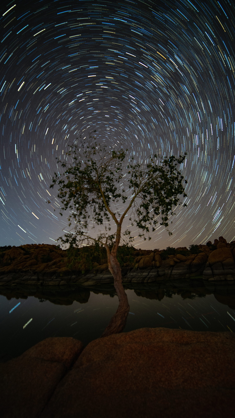 arizona, backgrounds, scenics, night, water, star - Space, lake, forest, photography, background, star, motion, dusk, long exposure, night photography
