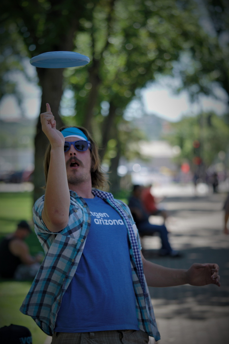 outdoors, prescott, three quarter length, blue, young adult, waist up, men, adult, 5K, day, looking, lifestyles, real people, arms raised, united states