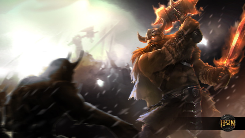 moba, hon, Berzerker, 1080P, Heroes of Newerth, Viking, Erik the Red