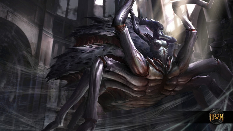 Arachna, Heroes of Newerth, moba, hon, Arachnae, 1080P