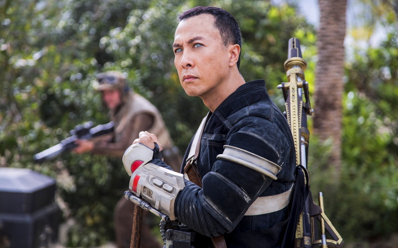 wa, jacket, outdoors, sport, imwe, Hollywood Movies, plant, hollywood, standing, black, men, chirrut, star, males, Movies, leisure activity, young adult