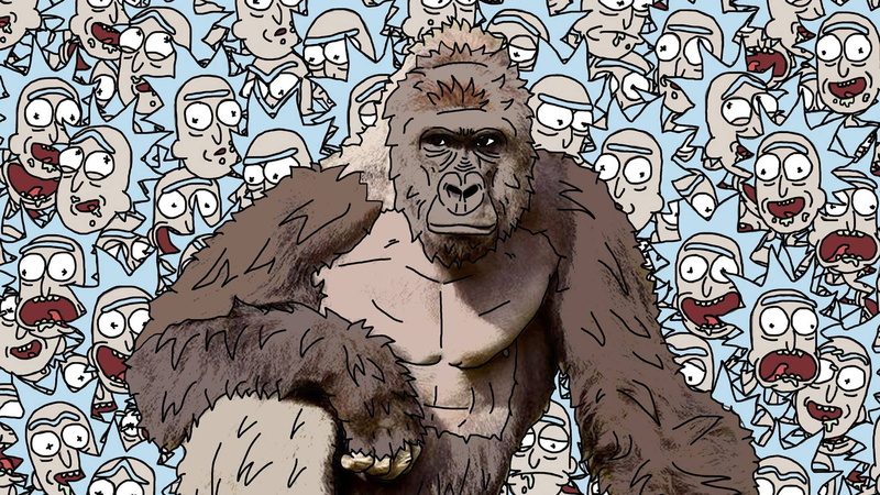 Harambe, Rick And Morty, 1080P