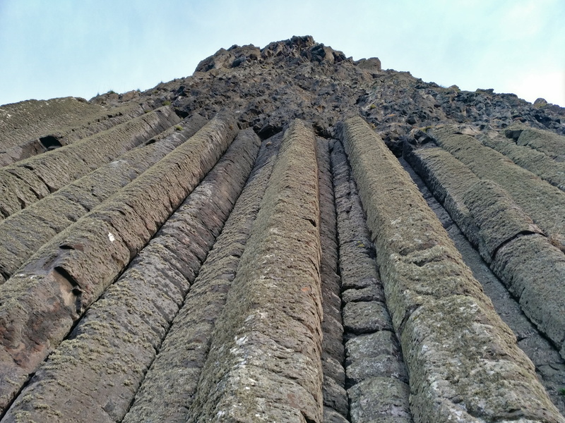 ancient civilization, volcanic, mountain, tranquil scene, low angle view, landscape, 4K, architecture, ruined, causeway, basalt, land, ancient, history