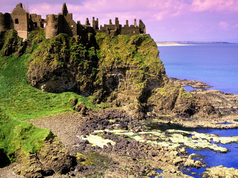 2K, dunluce, architecture, castle, ireland