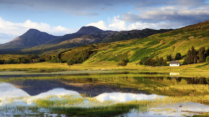 scotland, damh, Europe, evening, light, loch, 2K