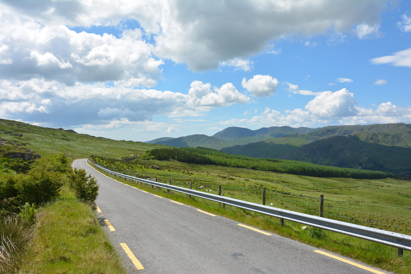 green Color, road, tranquility, Pass Road, mountains, nature, mountain, empty road, outdoors, cloud - Sky, caha pass, sky, symbol, hill, non-Urban Scene