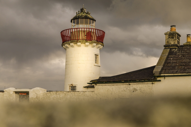 sky, building, nature, cloud - sky, safety, security, guidance, day, galway, focus on background, protection, 5K, history, built structure, low angle view